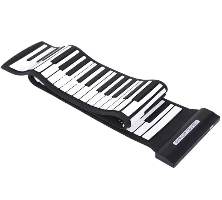 

Портативное рулонное пианино с 88 клавишами, электронное цифровое Силиконовое рулонное пианино с клавиатурой для начинающих