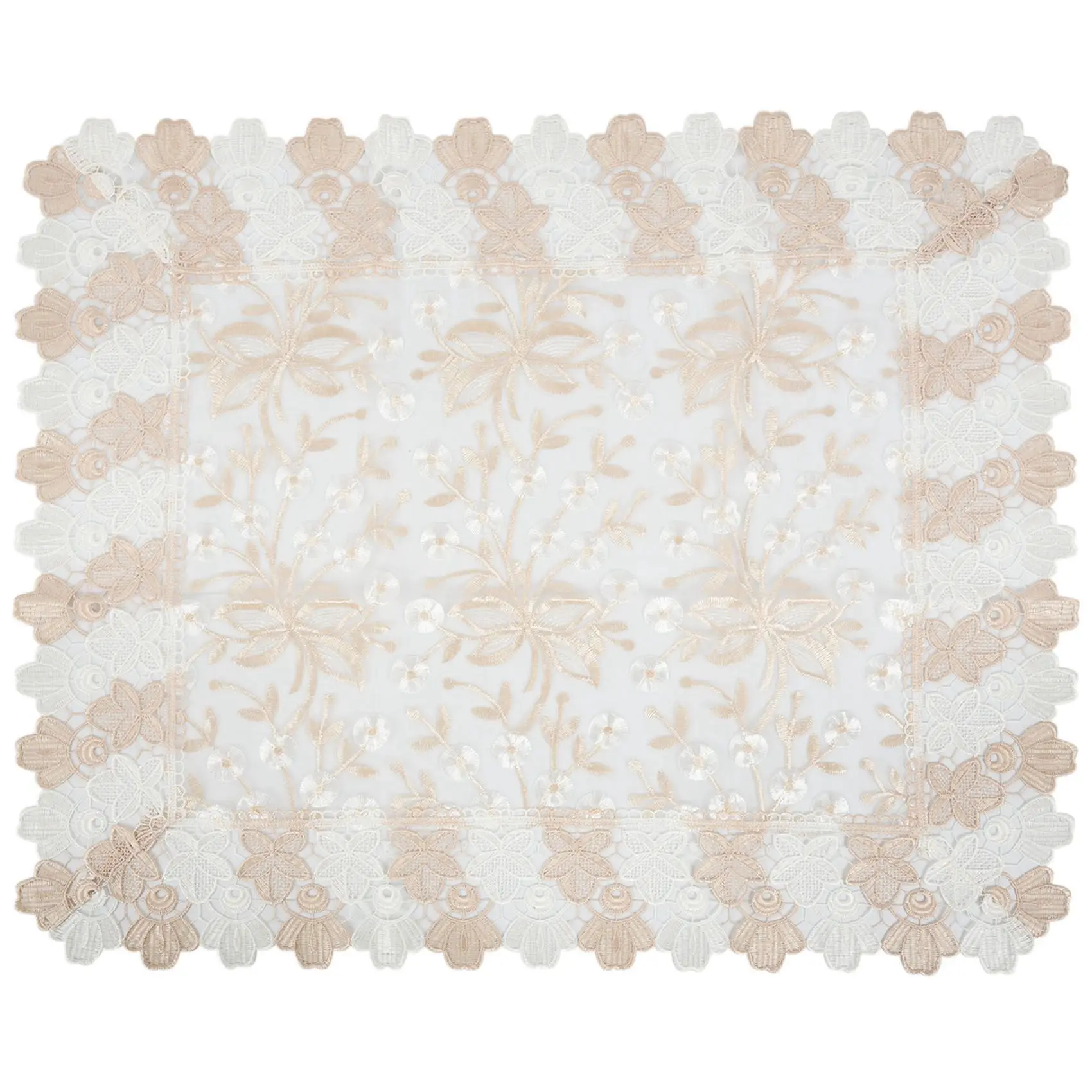 

1 упаковка кружевных чехлов для дивана, Защитные чехлы для мебели с вышивкой (60x70 см/23,6x27,6 дюйма)