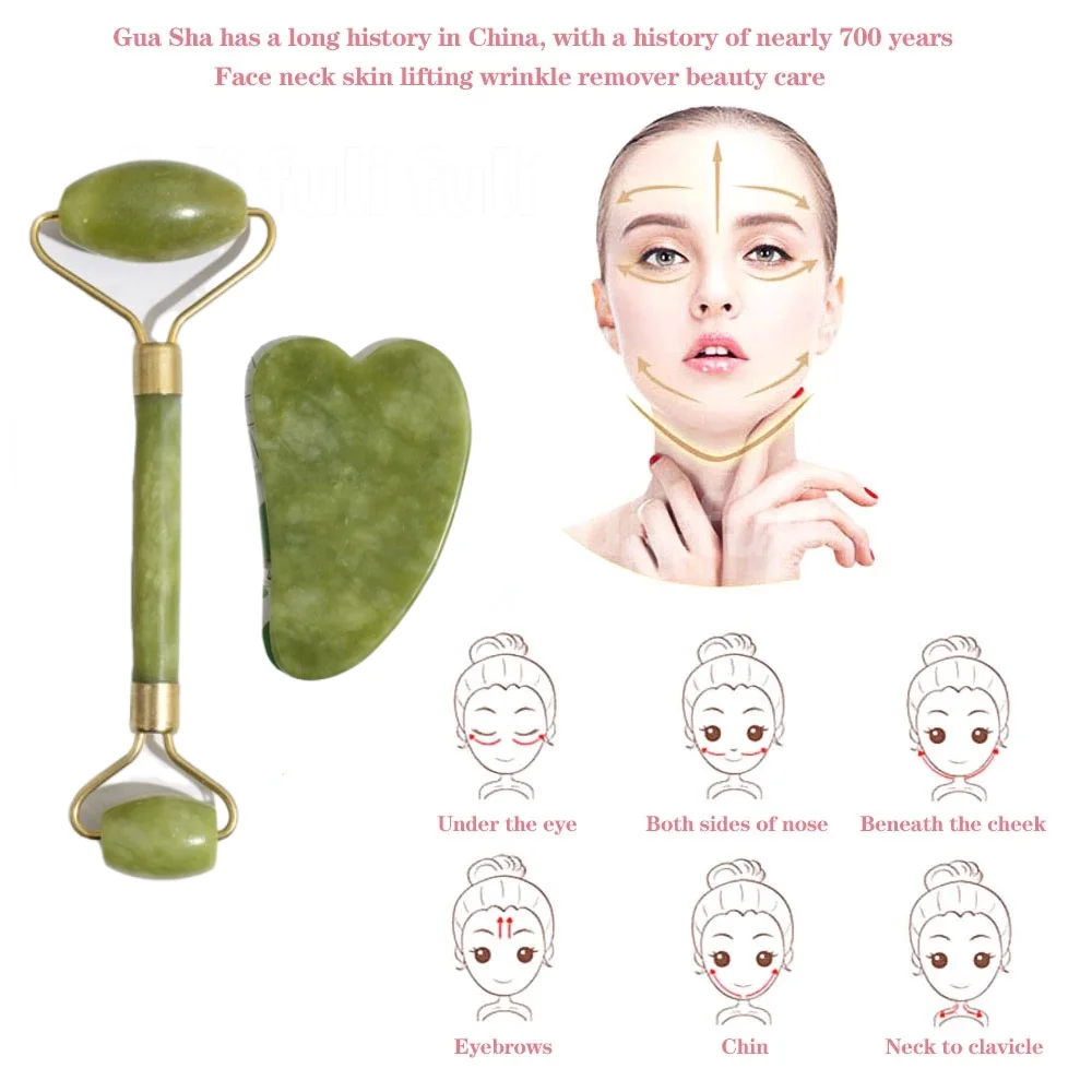 Face roller массажер для лица guacha. скребок гуаша для лица техника. скребок гуаша для лица техника. массажер-скребок гуаша и микротоки. схема массажа лица роликовым массажером из нефрита.