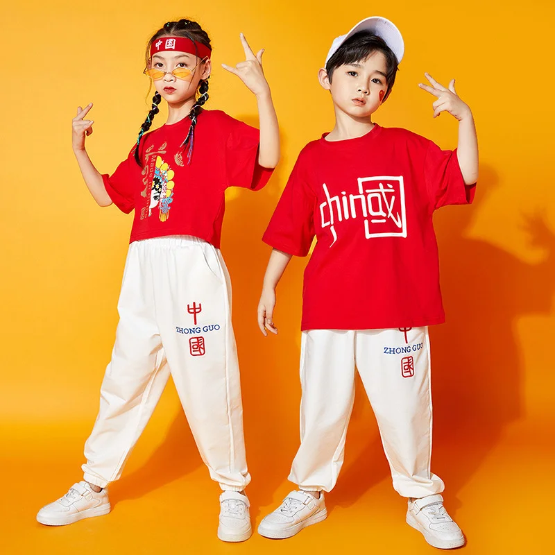 

Детская одежда для выступлений летняя одежда в китайском стиле для детского сада Одежда для танцев и выступлений одежда для хора группы чирлидеров