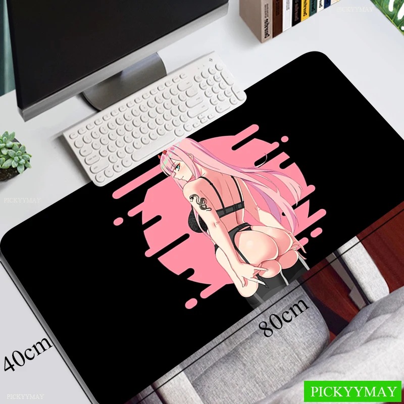 Коврик для мыши Zero Two Darling In The Franxx Настольный коврик большой рассекающий демонов
