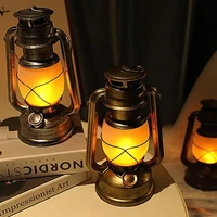 25cm retro classic ramadan lamp lighting led camping eid mubarak islam partylanterns wick christmas lights adornment oil lamp