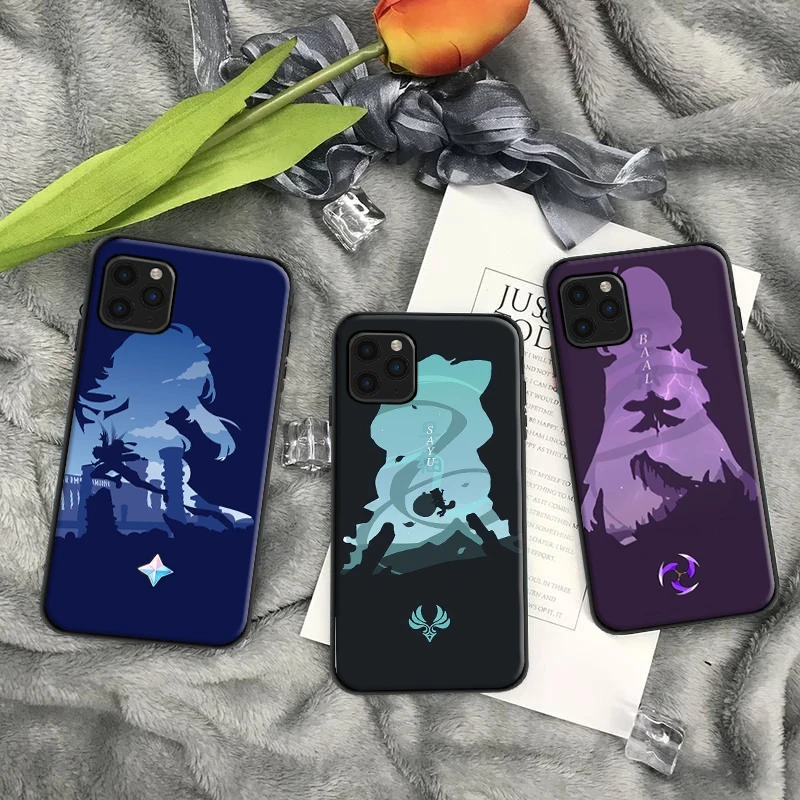 

Genshin Impact Anime Phone Case For iPhone 6 6S 7 8 Plus 11 12 13 Pro XS MAX 12 Mini X XR SE 2020 Back Cover Carcasa Funda