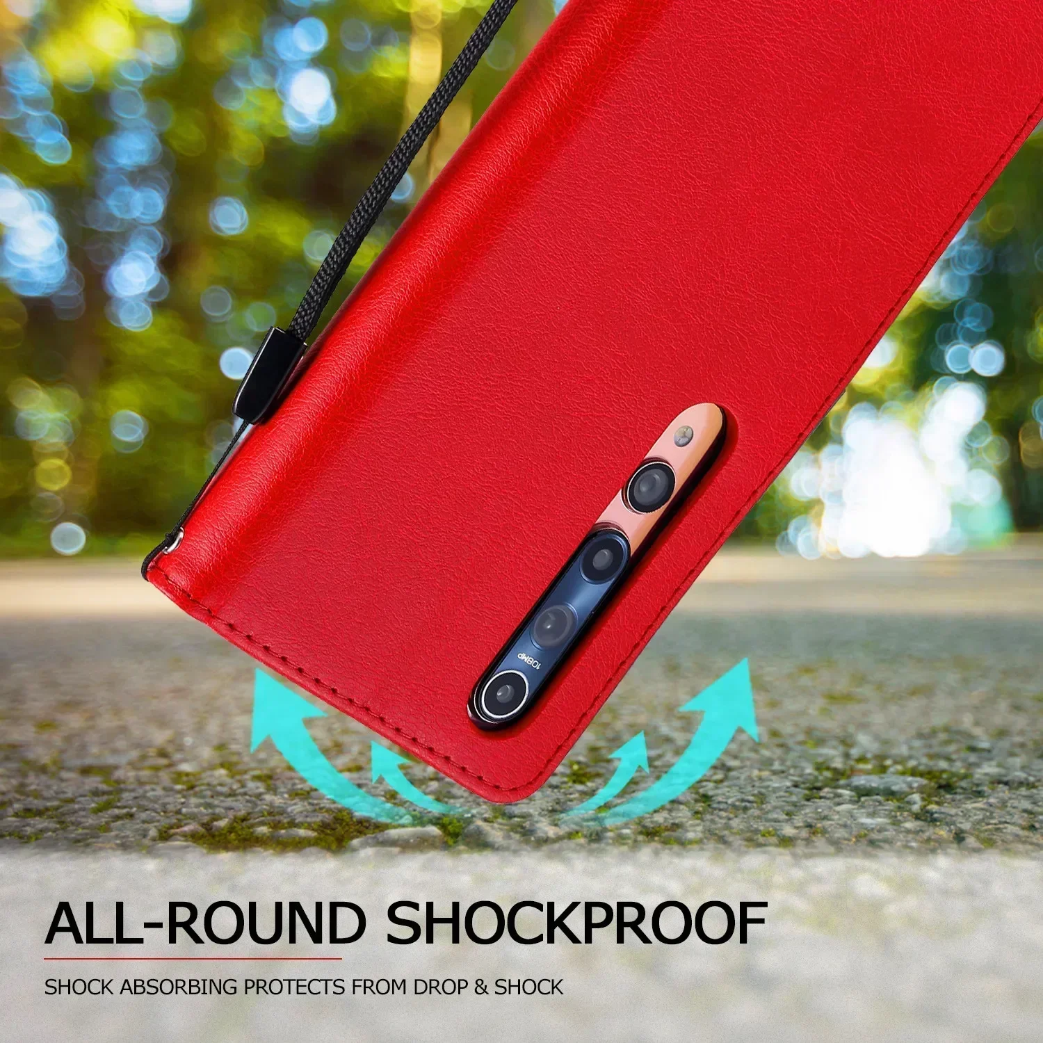 Чехол-кошелек для Xiaomi POCO F3 F4 F5 M3 M4 M5 M6 Pro Магнитный кожаный флип-чехол-подставка Mi X6