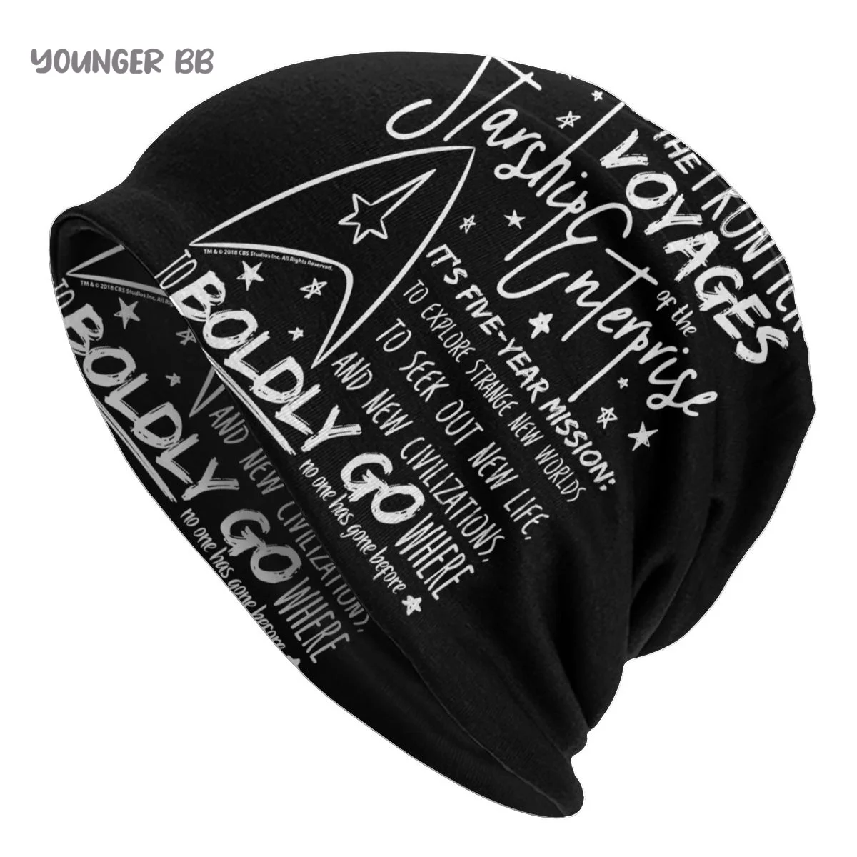 

Star Trek Caps Vintage Street Skullies Beanies Hat Adult Men's Knit Hat Men Women Female Winter Warm Elastic Bonnet Knit Hat