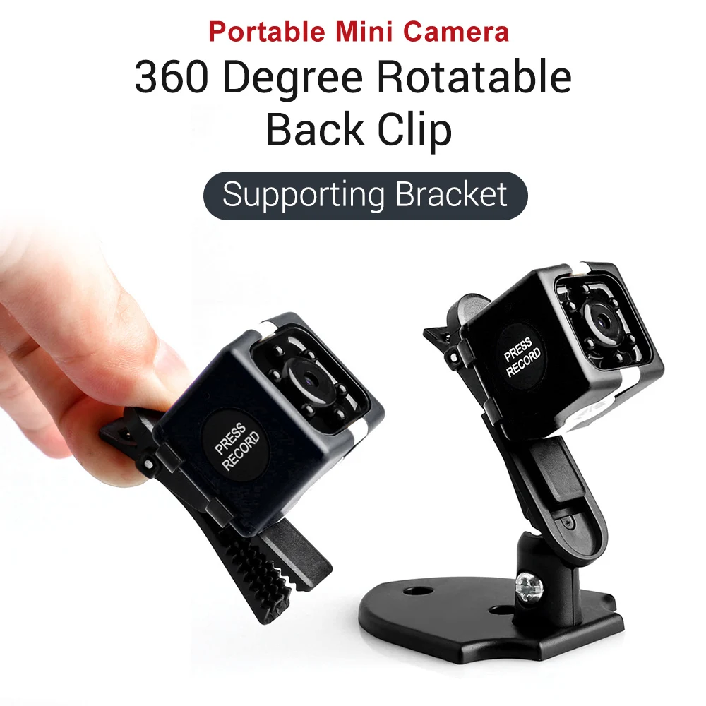 Портативная мини-камера 1080P HD ИК Ночное Видение видеокамера ночного видения