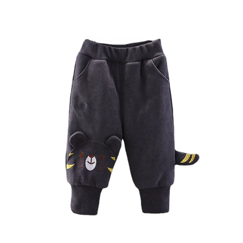 

New Winter Baby Girls Clothes Children Boys Fashion Thicken Cotton Pants Toddler Casual Costume Infant Sportswear Kids Trousers