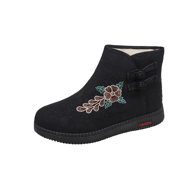 Модные винтажные женские туфли в традиционном стиле мягкие классические зимние