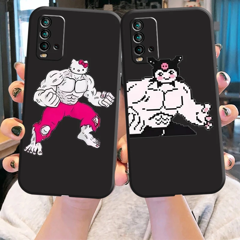 

Чехол для телефона с рисунком Hello Kitty для Xiaomi Redmi Note 10 Pro MAX 10T 10S 5G 10, чехол унисекс, противоударный чехол для смартфона