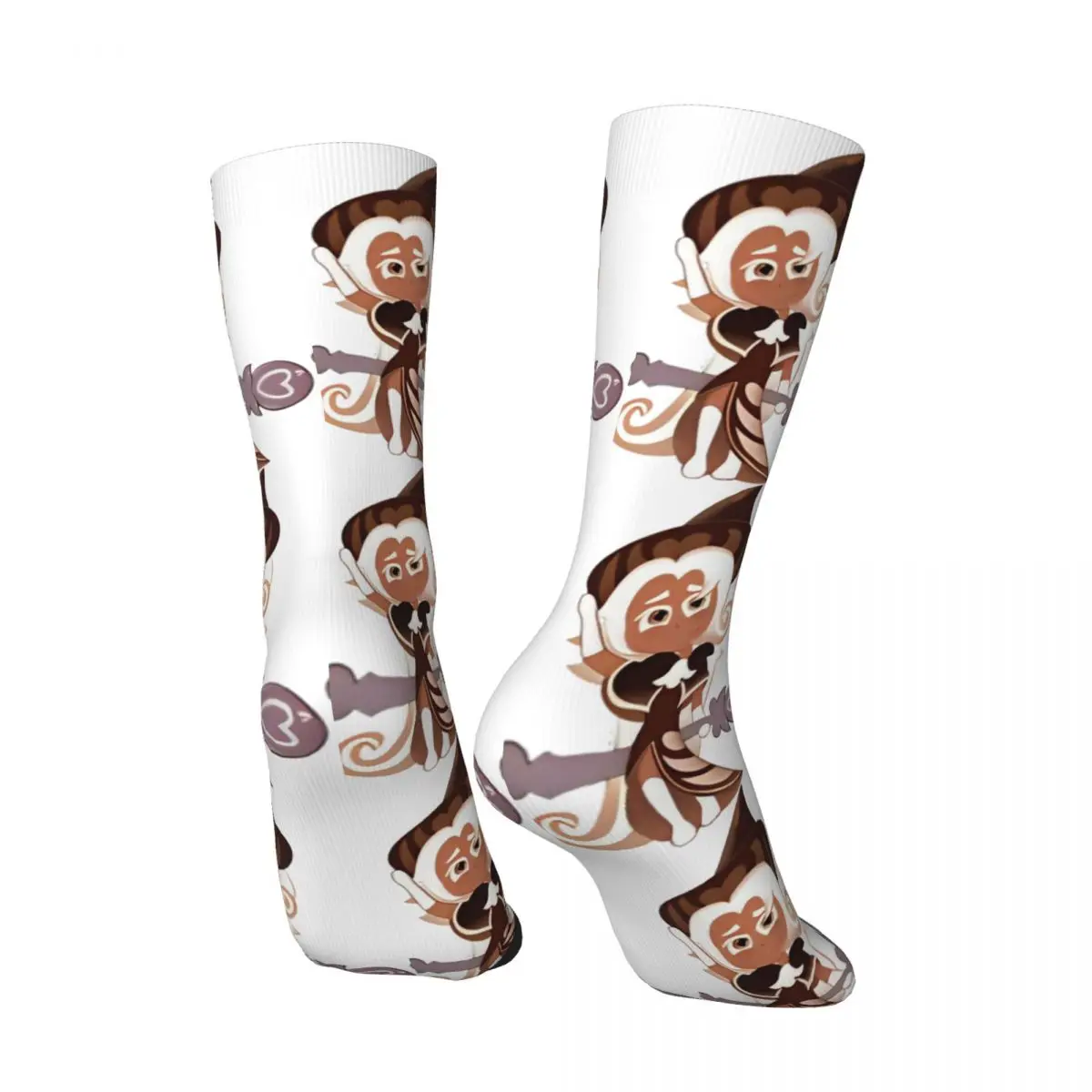 Летние носки с печеньем и надписью Kingdom повседневные мужские средней длины