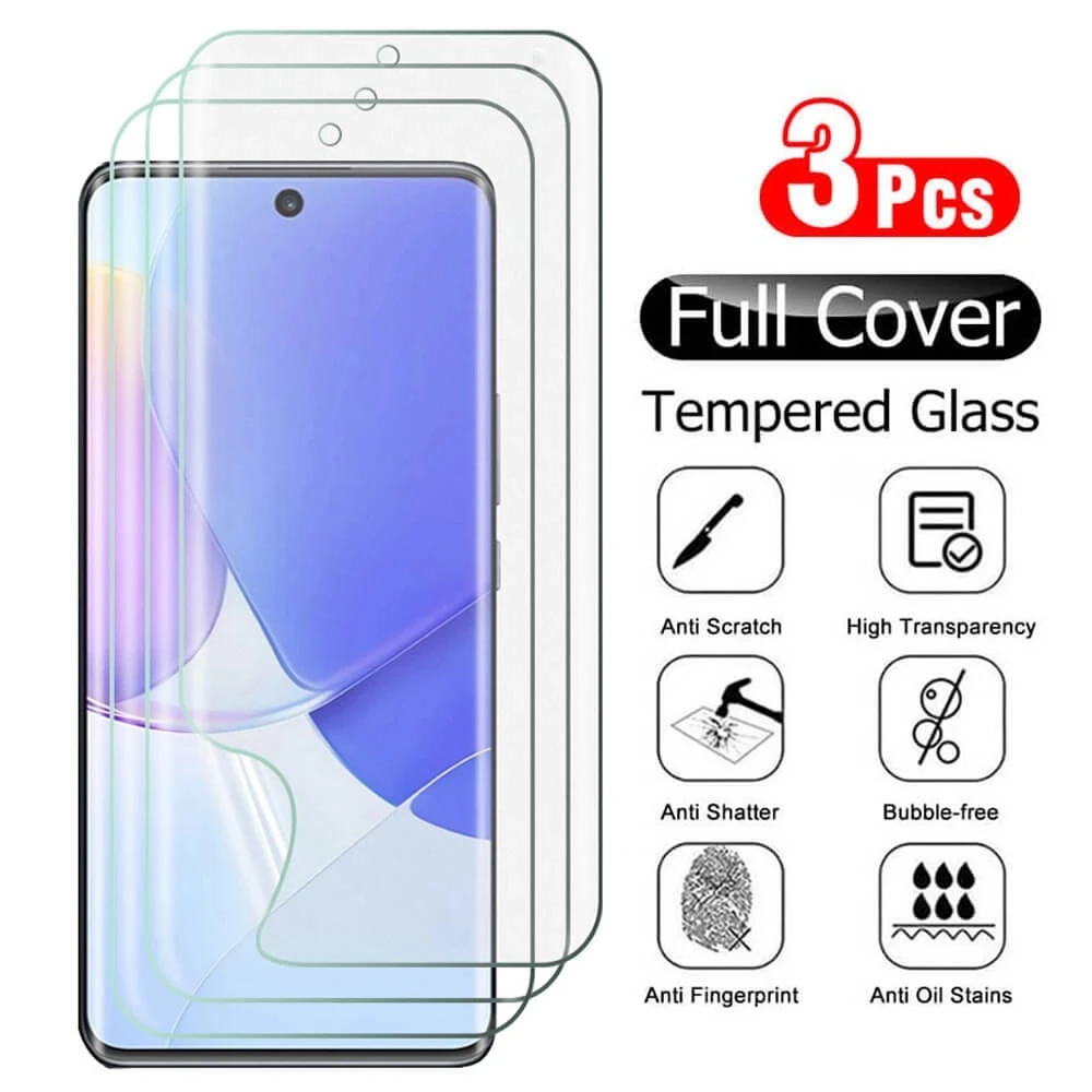 

3PCS Soft Hydrogel Film For Huawei Nova 10 9 8 7 Pro 6 SE 5 5i 5T 8i 10Z Screen Protector Nova Y70 Plus Y60 Y90 Protective Film