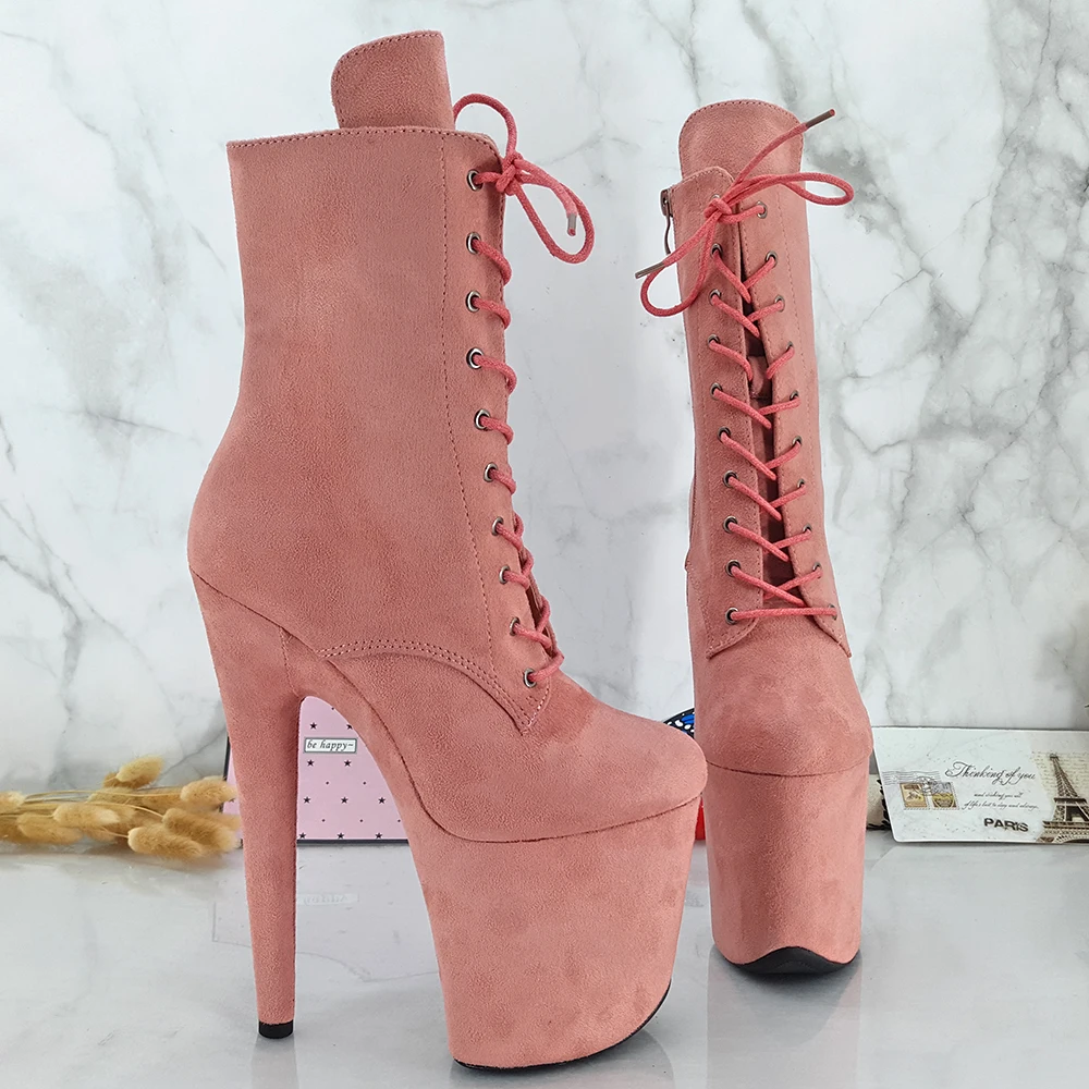 Leecabe Wine Red low Boots Extreme High Heels Devious Shoe Fetish Heels 8 Inch More Colors Sexy Exotic Pole Dance Booties