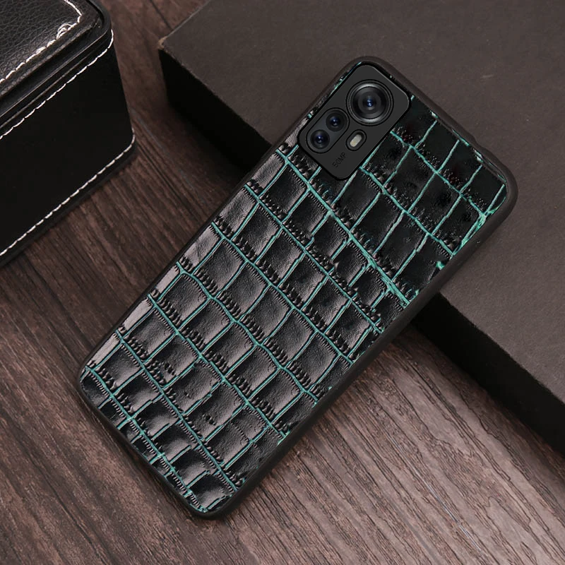 Genuine leather phone case For Xiaomi Redmi Note 11 10 9 8 Pro  For Xiaomi Mi 12 11 ultra 12 11 10 9 8Pro case Crocodile Head