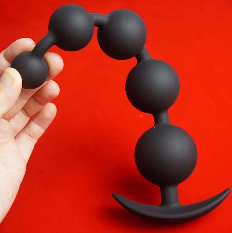 Длинные анальные шарики расширитель юбилеев обучающие секс-игрушки силиконовые