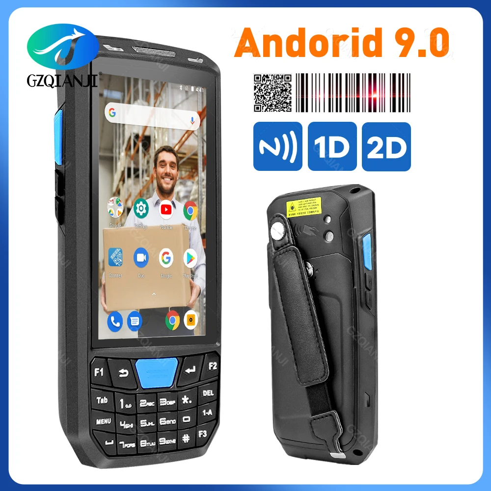 

Handheld PDA Android 9.0 Honeywell 1D 2D Barcode Scanner Rugged Data Collector POS Terminal QR Reader WiFi 4G Bluetooth NFC