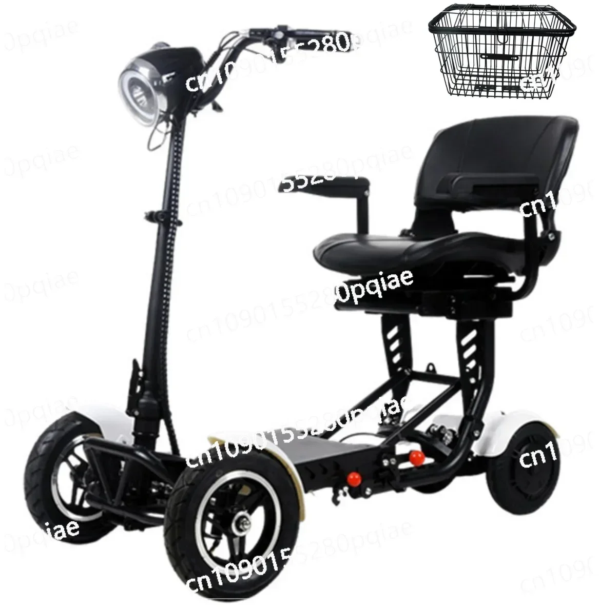 Вездеходный мобильный скутер для взрослых с большим удобным сиденьем складной