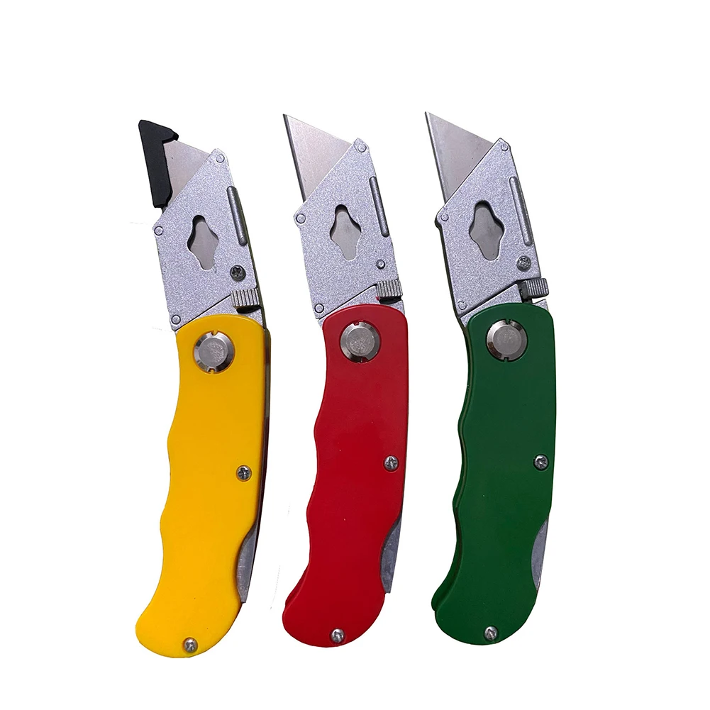 Складной художественный нож 5 лезвий бытовой офисный строительный