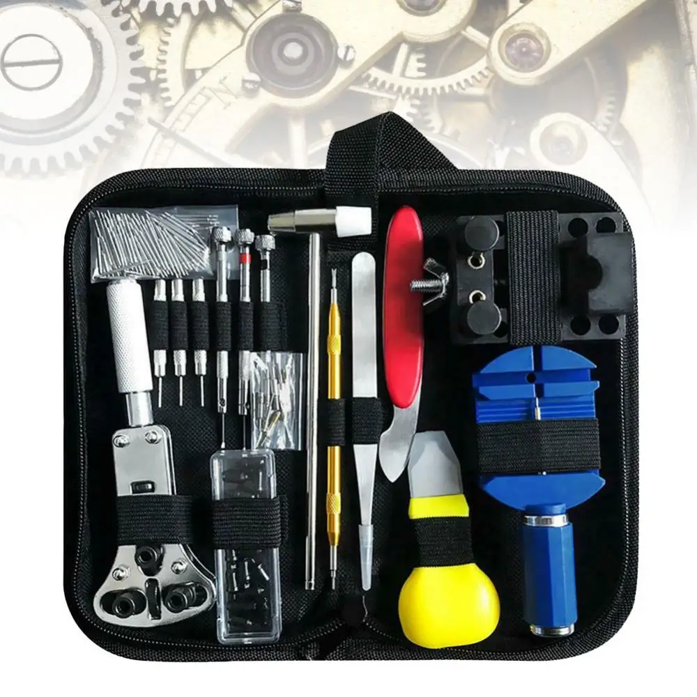 

Dropshipping!! 147Pcs/Set Watch Case Opener Strap Link Remover Screwdriver Repair Tools Kit