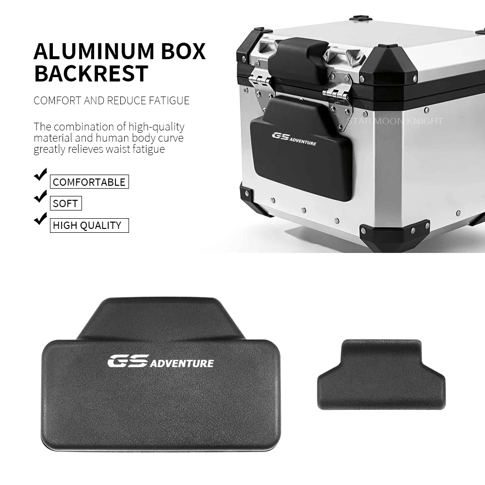 

Motorcycle F850GS R1250GS ADV Rear Top Case Cushion Passenger Backrest Lazy Back Pad Covers For BMW F750GS R1200GS F800GS F700GS