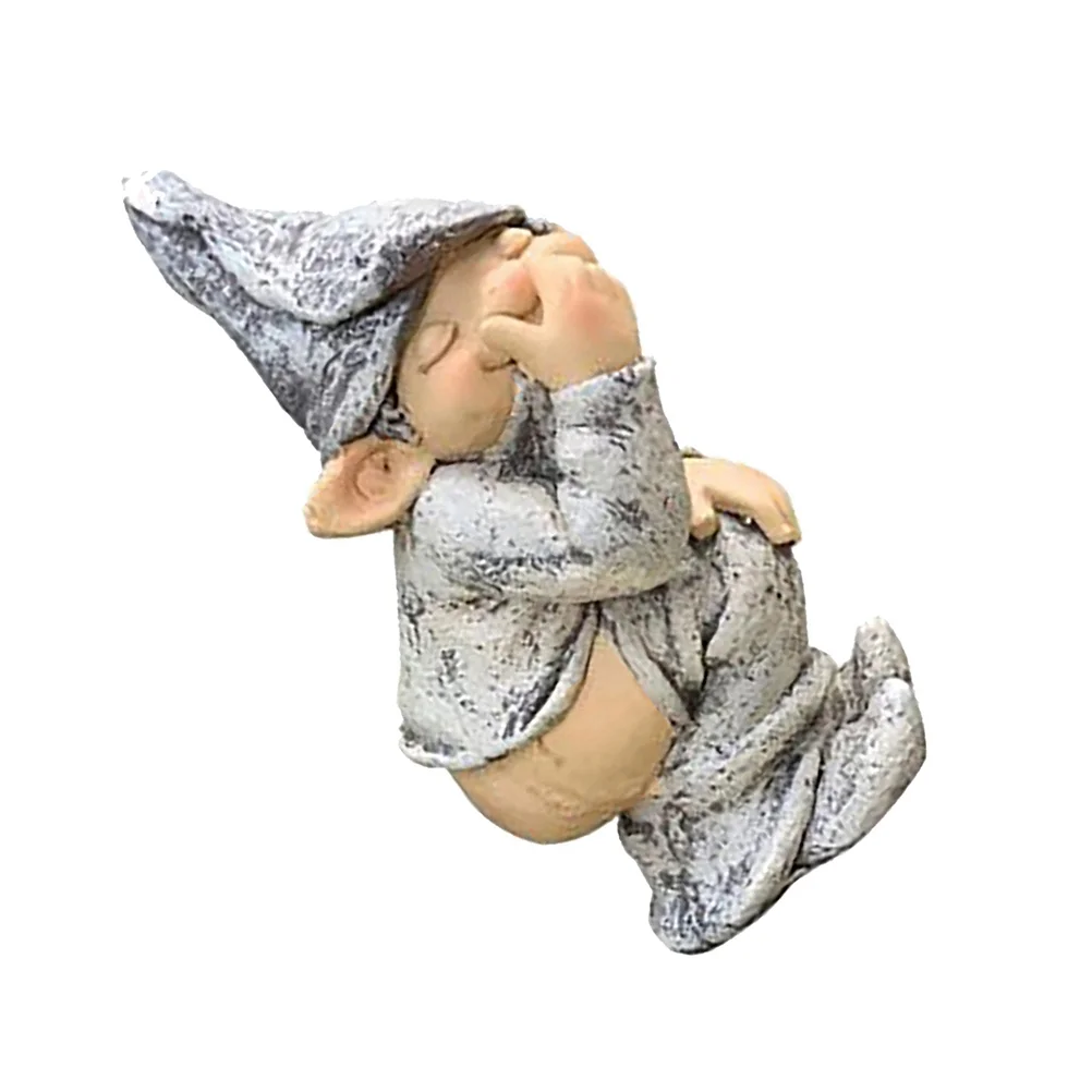 

1Pc Funny Dwarf Design Desktop Decor Resin Craft Garden Ornament (Xmas)