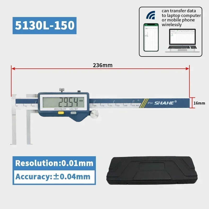 

8-150/13-200/15-300 мм цифровой штангенциркуль с внутренней канавкой, цифровой штангенциркуль с краем ножа, штангенциркуль из нержавеющей стали, электронный