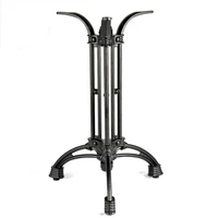 Cheap metal 3 feet table base black coffee table frame iron cast table leg