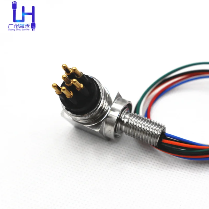 

MCBHRA6M Marine Wire Connectors IP69K Underwater Connector Right-angleWaterproof ROV Thruster Terminals Submarine Power Cable