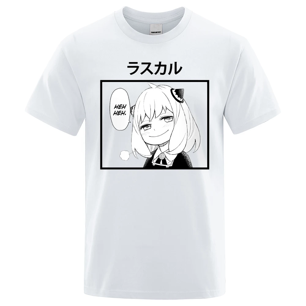 

Anya Forger Spy x Family Art Manga Print T-Shirt Male Clothes High Quality Loose T-Shirts Hot Soft T-Shirt Cotton Tops