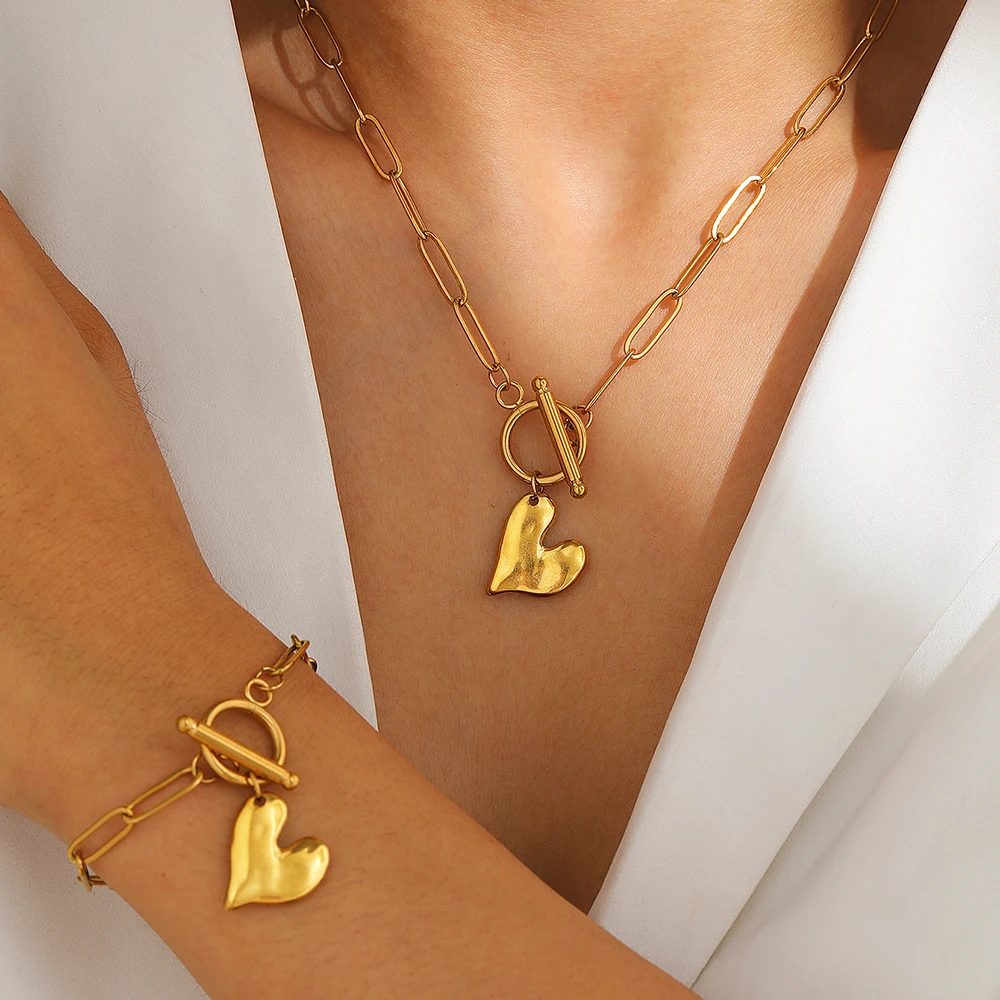 Ожерелье из нержавеющей стали изящное минималистичное ожерелье с одной цепочкой