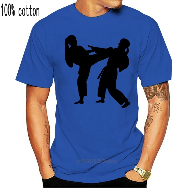 

Man Clothing New Women T Shirt Fashion Popular Style Woman T-Shirt Karate 2 Girls Fighters Logo Summer Women's Print Tee Shirt