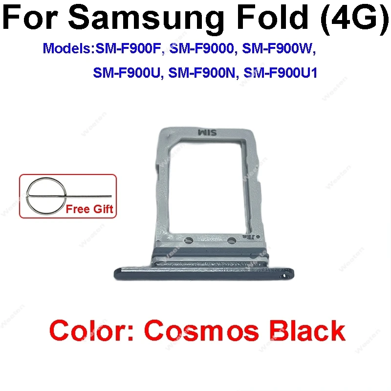 Держатель лотка для SIM-карты Samsung Galaxy Z Fold 1 2 3 4 Fold2 Fold3 Fold4 F9000 F9160 F9260 F9360 Адаптер слота