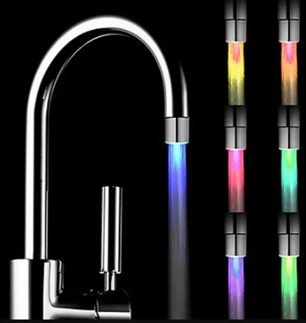 

Светодиодный смеситель для кухни 7 цветов
