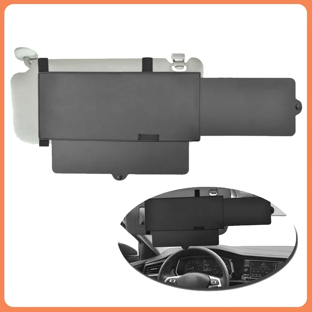 

Удлинитель козырька от солнца из ПУ кожи, антибликовый солнцезащитный козырек, автомобильный солнцезащитный козырек и УФ-лучи, блокиратор для автомобильных аксессуаров