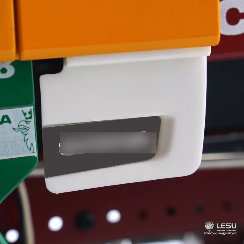 Пластиковый спойлер LESU для Tamiyay 1/14 RC трактора грузовика с дистанционным