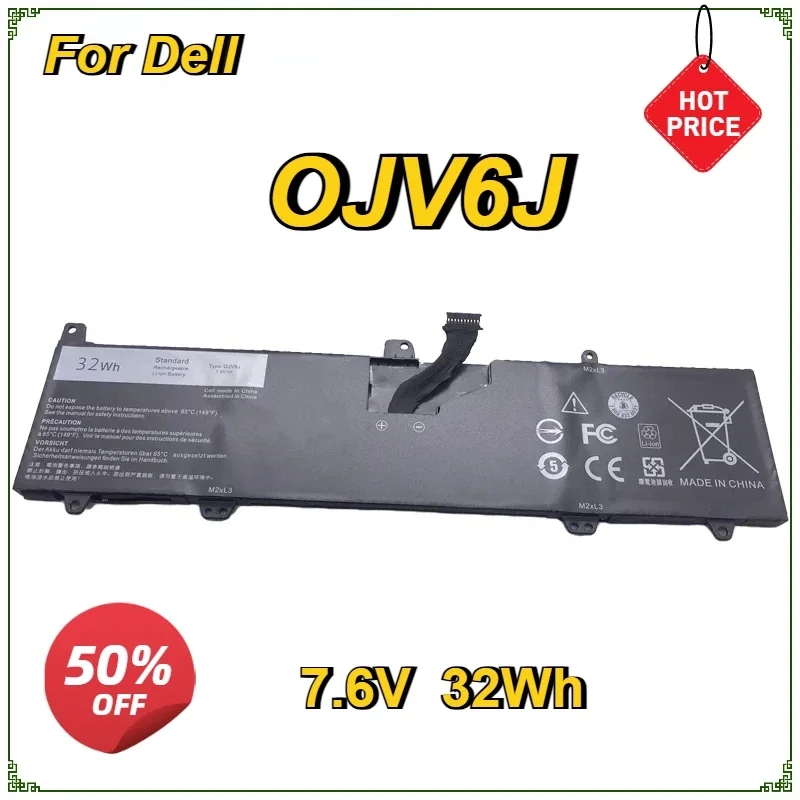 LMDTK новый аккумулятор для ноутбука OJV6J Dell Inspiron 11 11-3000 3164 3162 3168 8NWF3 PGYK5 0HH6K9 0JV6J 7 6 В 32