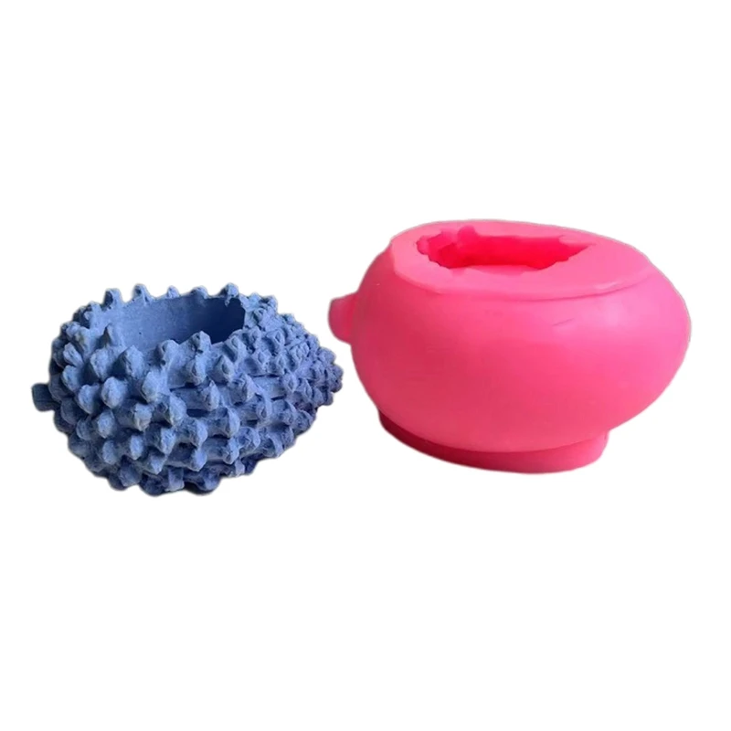 

Silicone Candlestick Mold Gypsum Concrete Flower Pot Molds Jewelry Casting Molds