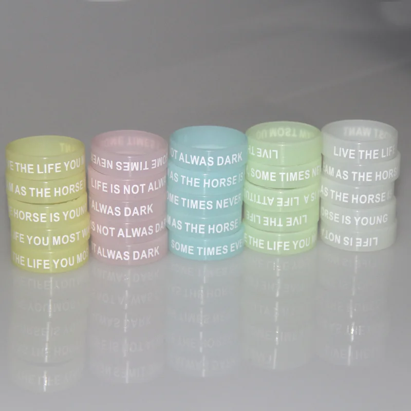 Светящееся кольцо 50 шт. 30 мм. Противоскользящее с электрическими сдвижными