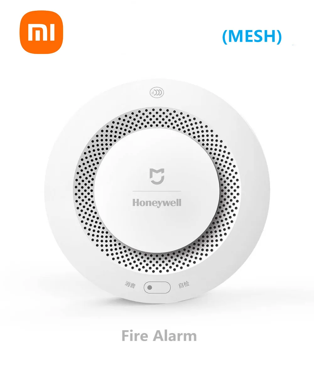 

Xiaomi Mijia Honeywell Fire Alarm Detector, MESH Remote Control Audible And Visual Alarm Notication Work with Mihome APP