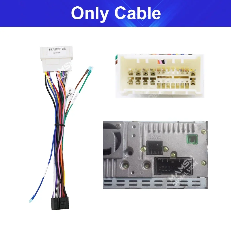 

Автомобильный жгут проводов адаптера Canbus Box Android кабель питания для Kia Rio K3/Hyundai ix35 Rohens Sonata Azera Genesis H1 Mistra