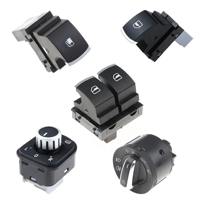 Новая кнопка управления стеклоподъемником для VW JETTA GOLF PASSAT RABBIT TIGUAN 5ND959855 5K3959857 5ND959565B 1KD959833 5ND941431B (art.: 3920c62d3f181) - 3920c62d3f181