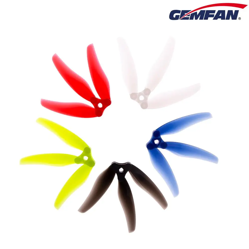 

10Pairs Gemfan Floppy Proppy F5135 5.1X3.5X3 3-Blade Folding PC Propeller for RC FPV Freestyle 5inch Drones DIY Parts