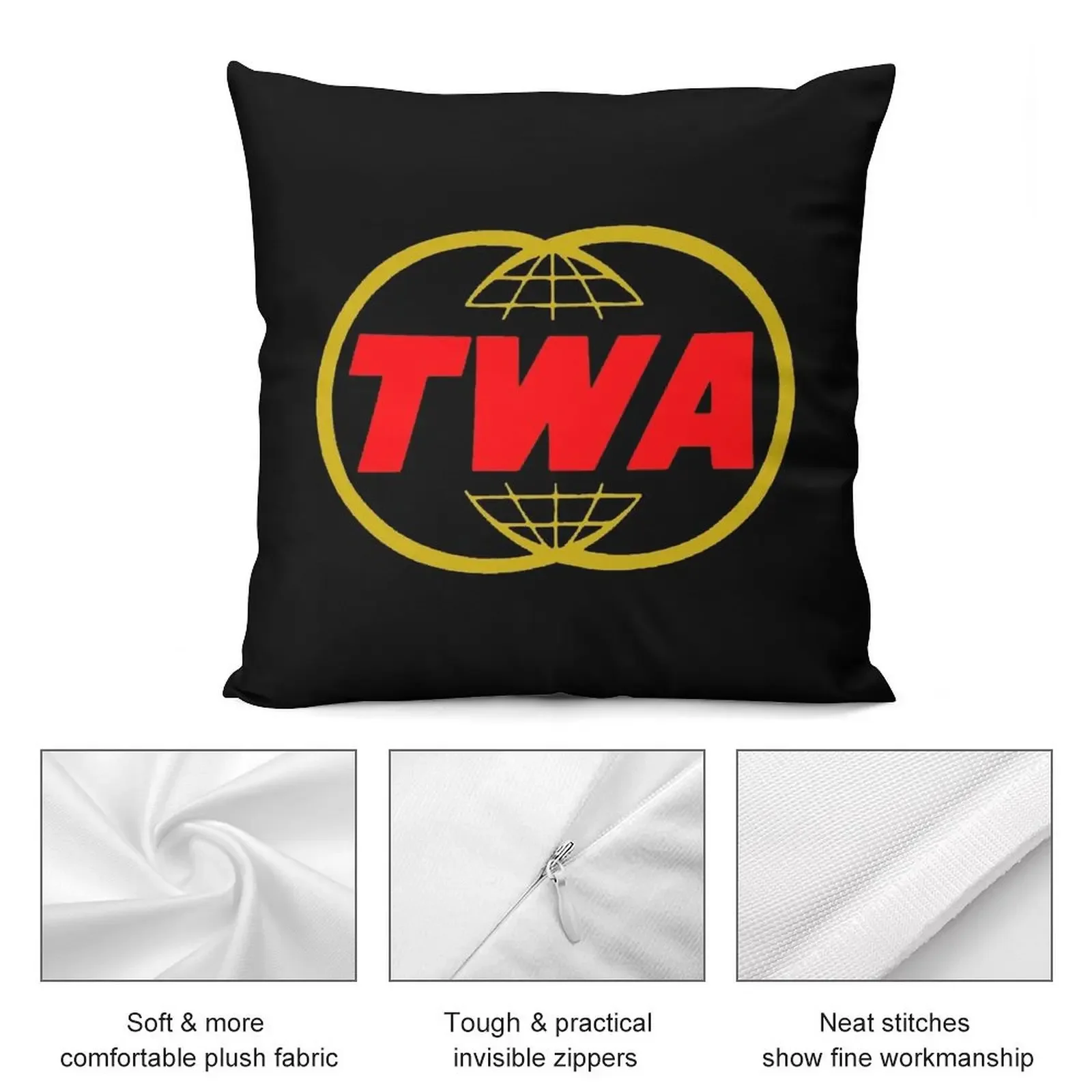 TWA Transworld Airlines USA декоративные наволочки для диванных подушек роскошные подушки
