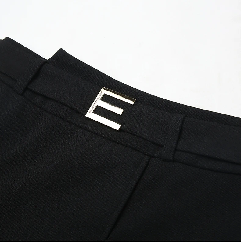 Женская осенне-зимняя кофейная/черная юбка трапециевидной формы модная женская