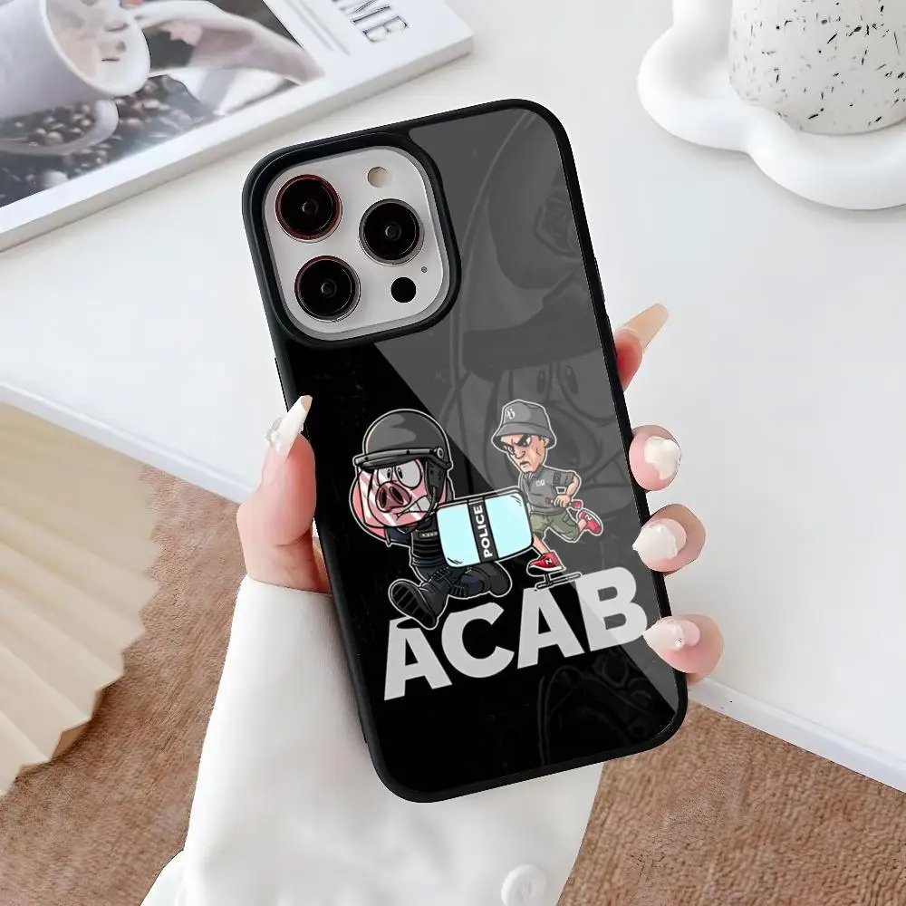 Фото Чехол для телефона All Cops Are Bastards Acab Ultras для Iphone 17 Air 16 15 14 13 12 11 Pro Max Mini Plus Se Xr Xs PC+TPU Cover №4