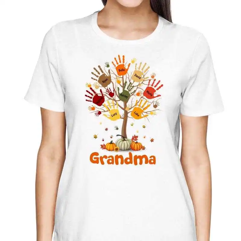 

Kid Hands On Tree Personalized Shirt