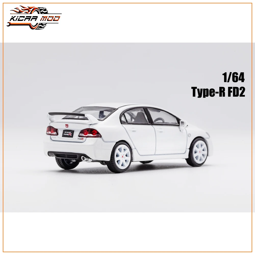 Civic Type R FD2 Масштаб 1/64 Литая Под Давлением Модель Винтажный Автомобиль JDM