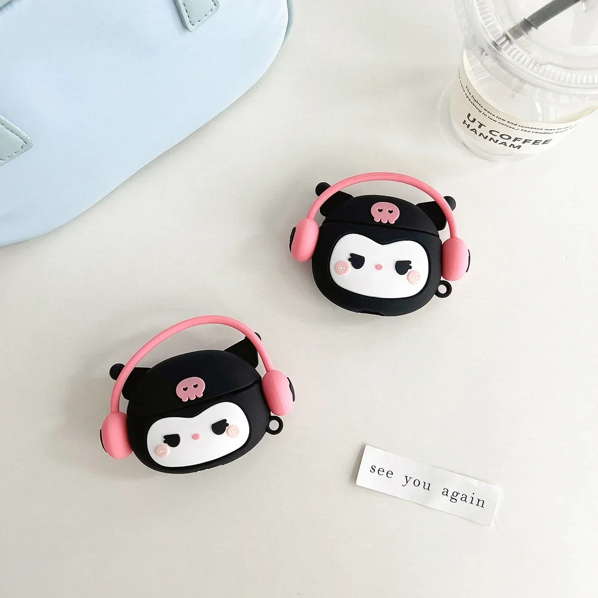 Силиконовый чехол для наушников Sanrio Kuromi