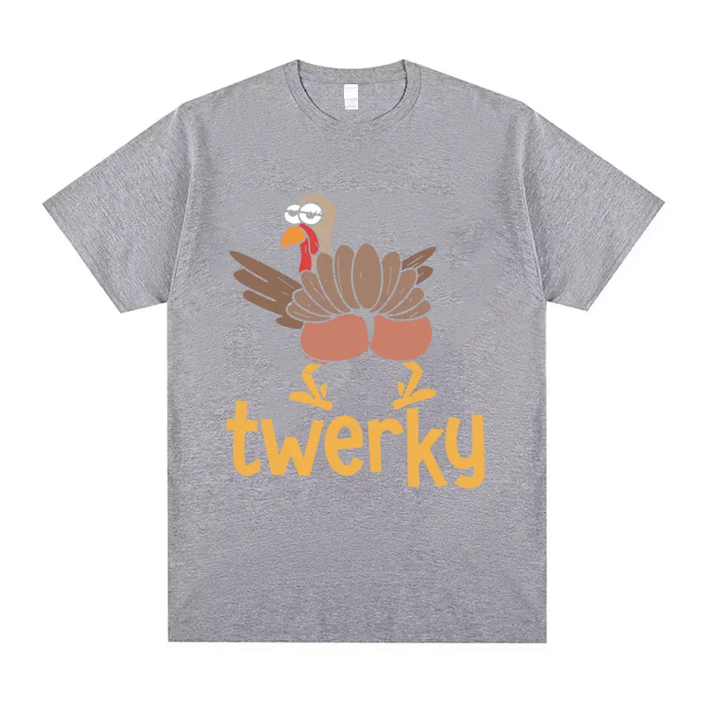 Футболка Twerky в стиле кэжуал для мужчин и женщин 100% хлопок