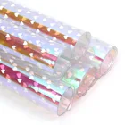 Прозрачные листы Xugar из искусственной кожи и ПВХ для поделок, ткани с принтом сделай сам, бант ручной работы сумочки, товары для домашнего текстиля, 9*12 дюймов