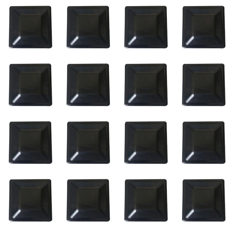 Практичные черные пластиковые колпачки для стоек Прочные повышения